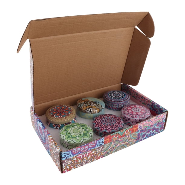 JUEGO DE VELAS PERFUMADAS EN EL HOGAR, SET DE REGALO DE VELAS DE AROMATERAPIA 6 PAQUETE DE SOJA UNTASADO EXQUISITO PARA BODA