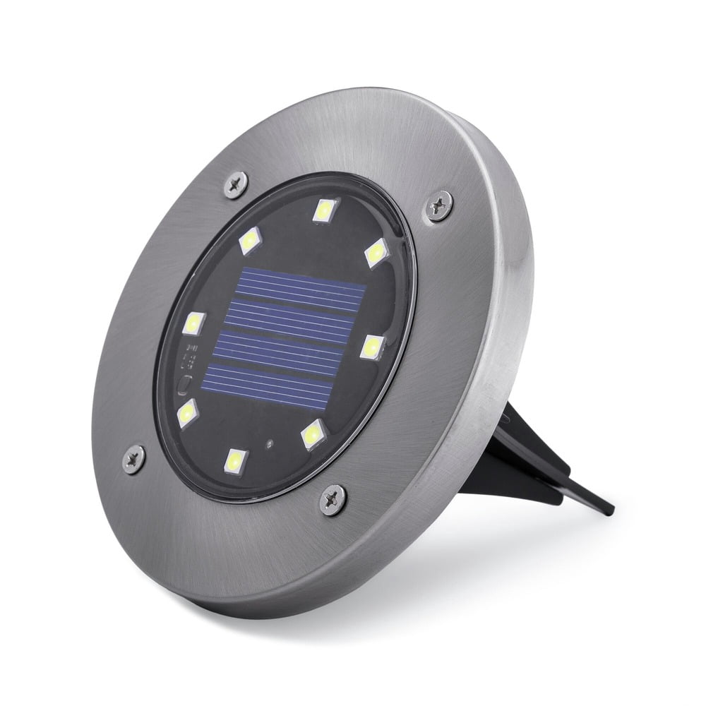 Black & Decker Outdoor Solar-Powered Disk Light (8/Pack)