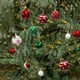 thumbnail image 4 of Adornos navideños inquebrantables de 42 piezas - Bombillas rojas de plástico de 2,36 pulgadas para árbol, corona, guirnalda y decoraciones de fiestas navideñas, 4 of 7
