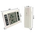 thumbnail image 3 of unique Wireless Refrigerator Thermometer Digital Freezer Thermometer Temperature Monitor with 2 Sensors for Indoor Outdoor, 3 of 5