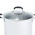 thumbnail image 5 of T-fal Specialty Stainless Steel, Stock Pot, 12 Quart, Glass Lid, Silver, 5 of 6