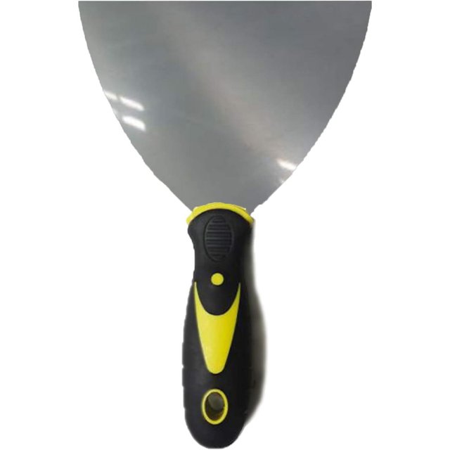 Raspador de papel tapiz, herramientas para masilla, espátula, juego de herramientas de relleno de pintura de acero inoxidable para pisos y paredes (6 pulgadas)