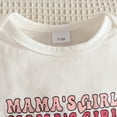 thumbnail image 5 of Akiihool New Born Outfits Newborn Baby Girl Clothes Infant Romper Spring Summer Outfits Gifts Bell Bottoms Pant Sets for Girls Preemie-12Month (White,9-12 Months), 5 of 8