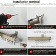 thumbnail image 6 of GXCZ Curtain Rods For Windows Curtain Track Set, Ceiling Track For Curtains, Curtain Double Tracks Ceiling Or Wall Mount Heavy-Duty Curtain Rails For Living Room Bedroom Room Divider(Champagne-Ceiling,6m-4x150cm), 6 of 6