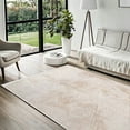 thumbnail image 2 of Beige Modern Area Rugs for Living Room Washable Rugs Boho Moroccan Area Rug Soft Neutral Geometric Bohemian Carpet Distressed Indoor Rug for Bedroom Dining Room Office Foldable Nonslip Rug, 2 of 9