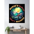 thumbnail image 2 of Nurse'S Kindness, Hiker'S Wildness. Nurse Hiking Poster Wall Art, Modern Wall Decor, 8x12 UNFRAMED, 2 of 3