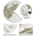 thumbnail image 2 of GZHJMY Vintage World Map Christmas Tree Skirt 36" Christmas Decorations Indoor Outdoor Tree Skir for Home Holiday Party Decorations Gift, 2 of 5