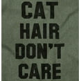 thumbnail image 2 of Cat Hair Don't Care Kitty Lover Funny Women's Plus Size Graphic Tee Brisco Brands 3X, 2 of 4