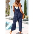 thumbnail image 5 of Mawalde Womens Casual Jumpsuits Navy Blue XL, 5 of 6