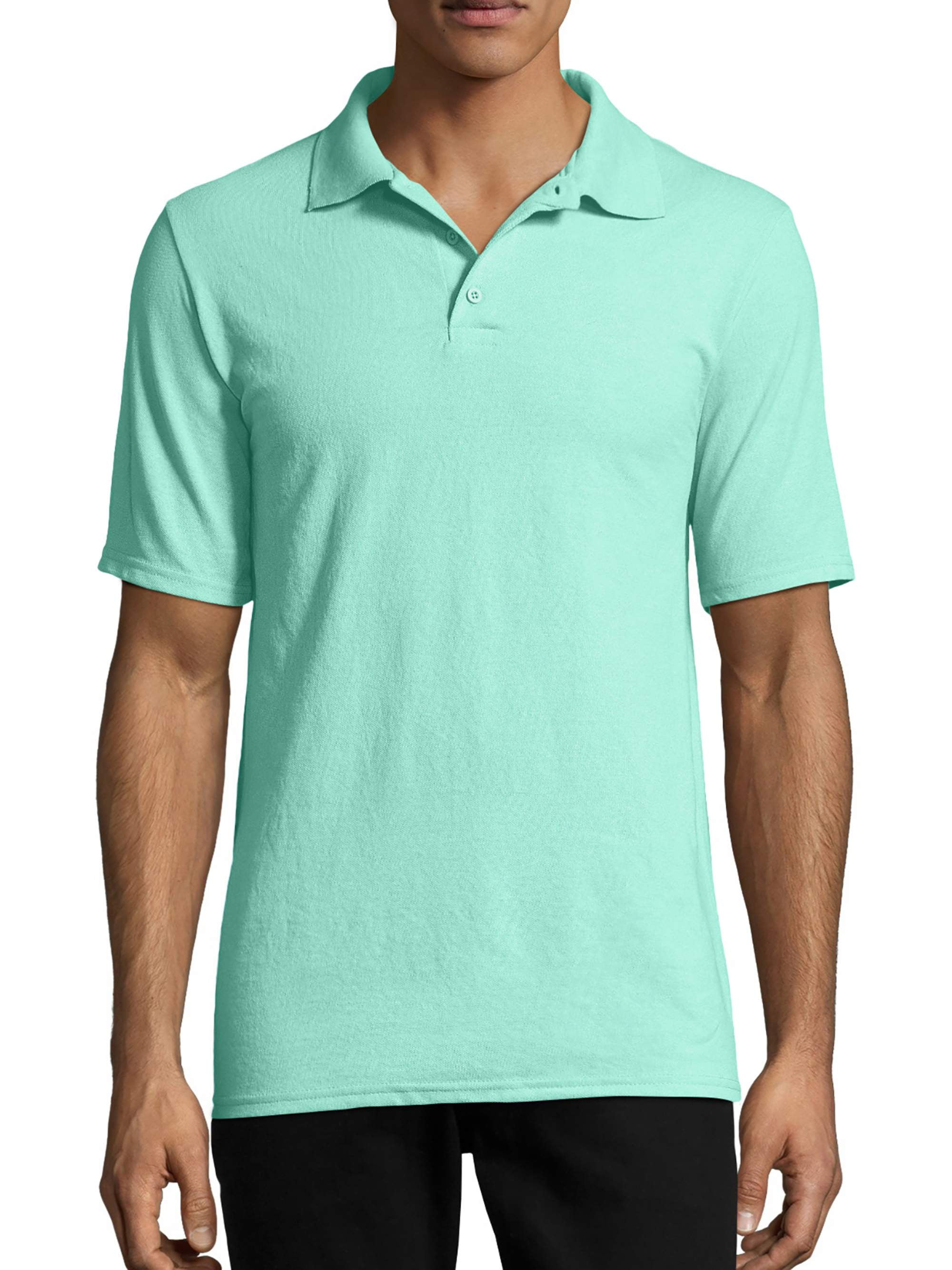Hanes Men's XTemp Short Sleeve Pique Polo Shirt