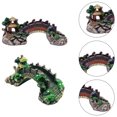thumbnail image 4 of Aquarium Resin Bridge Landscape Tank Ornaments Fish Pavilion Tree Decorate, 4 of 4