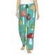 thumbnail image 1 of Balery Mushrooms Pantalones de pijama para mujer, pijamas ultraligeros, pantalones de estar por casa-Large, 1 of 6