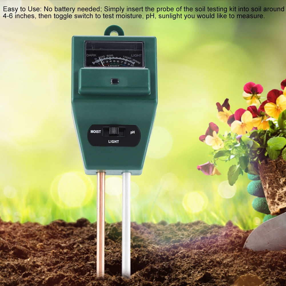 3 in 1 Soil Moisture Humidity Tester PH Tester Meter For Garden Plant Flower 3 in 1 Soil Moisture Humidity Tester PH Tester Meter For Garden Plant Flower