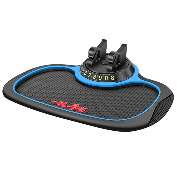 Almohadilla antideslizante para teléfono de coche, soporte giratorio de 360 grados para teléfono, almohadilla de goma antideslizante para salpicadero de coche, gafas de sol y llaves