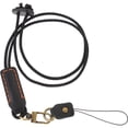 thumbnail image 1 of FRCOLOR phone strap Leather Mobile Phone Lanyard Camera Hanging Strand Neck Hanging Rope Long Style Phone Lanyard (Style B Random Color),18.9"X0.98"X0.2", 1 of 5