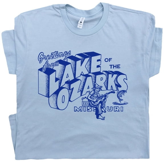 Lake of the Ozarks T Shirt Ozark Shirts For Men Women Cool Graphic Tee Retro Travel Souven