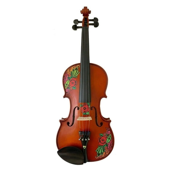 Rozanna's Butterfly Rose Tattoo Violin Outfit, 4/4 Size