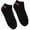 Black, variant on 1Pair Unisex Comfortable Stripe Cotton Sock Slippers Short Ankle Socks Black One Size Gifts for Women Funny Socks Hospital Socks Party Socks Christmas Socks Outdoor Socks