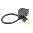 thumbnail image 2 of 2X 6 Pin to OBD 16 Pin Adaptor Cable Motorcycle Fault Detection Connector for, 2 of 6