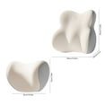 thumbnail image 3 of Ovzne Car Headrest Lumbar Cushion Set Colorful Lumbar Cushion Backrest Driving Seat Car Lumbar Support Neck Pillow, 3 of 6