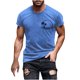 thumbnail image 1 of Camisas de Manga Larga para Hombres Casual Impreso Cuello Girado Abajo, Lado Dividido Botón Abajo Blusa para Al Aire Libre, Diario Y Primavera Verano, 1 of 5