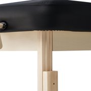 Master Massage Harvey Comfort Stationary Massage Table, Black