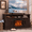 Espresso, variant on 58-Inch TV Stand with 23-Inch Electric Fireplace, Entertainment Center with Storage