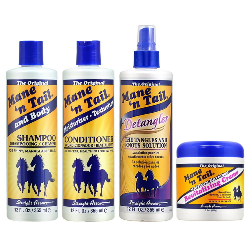 Mane 'n Tail Shampoo 12oz + Conditioner 12oz +Detangler 12oz