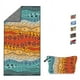 thumbnail image 2 of Bolsa de malla con diseño de mandala estilo europeo y americano, bolsa de tela, embalaje, toalla de baño de felpa, toalla de playa con impresión de doble cara, 2 of 5