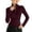 Solid Color, variant on ClodeEU Women's Half Zip Turtleneck Long Sleeve Slim Fit Top,Stretchy Ribbed Knit Base Layer Shirt ,Women's S-XXL