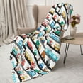 thumbnail image 3 of Sikiie Funny Transport Cozy Flannel Fleece Throw Blanket: Lightweight & Thick for All Seasons - Perfect for Women, Men, & Kids"80"x60", 3 of 6