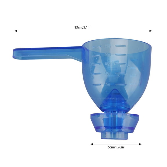 Spill,Proof Measuring Spoon Set, 4 Pack, Convenient Kitchen Funnel Scoop For Powders