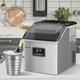 thumbnail image 3 of Costway Stainless Steel Ice Maker Machine Countertop 48Lbs/24H Self-Clean w/ LCD Display, 3 of 10