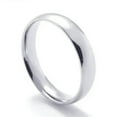 thumbnail image 6 of 4mm/6mm Silver Polished Band for Men's Women's 316L Stainless Steel Couple Rings, 6 of 8