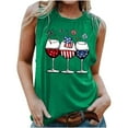 thumbnail image 1 of Qiopertar Blouse Sans Manches Imprimée Mode Décontractée pour Femmes Col Rond Sexy Pull-Over Slim Offres de la Semaine Liquidation à Moins de 5$ jusqu'à 90 % de Réduction, 1 of 4