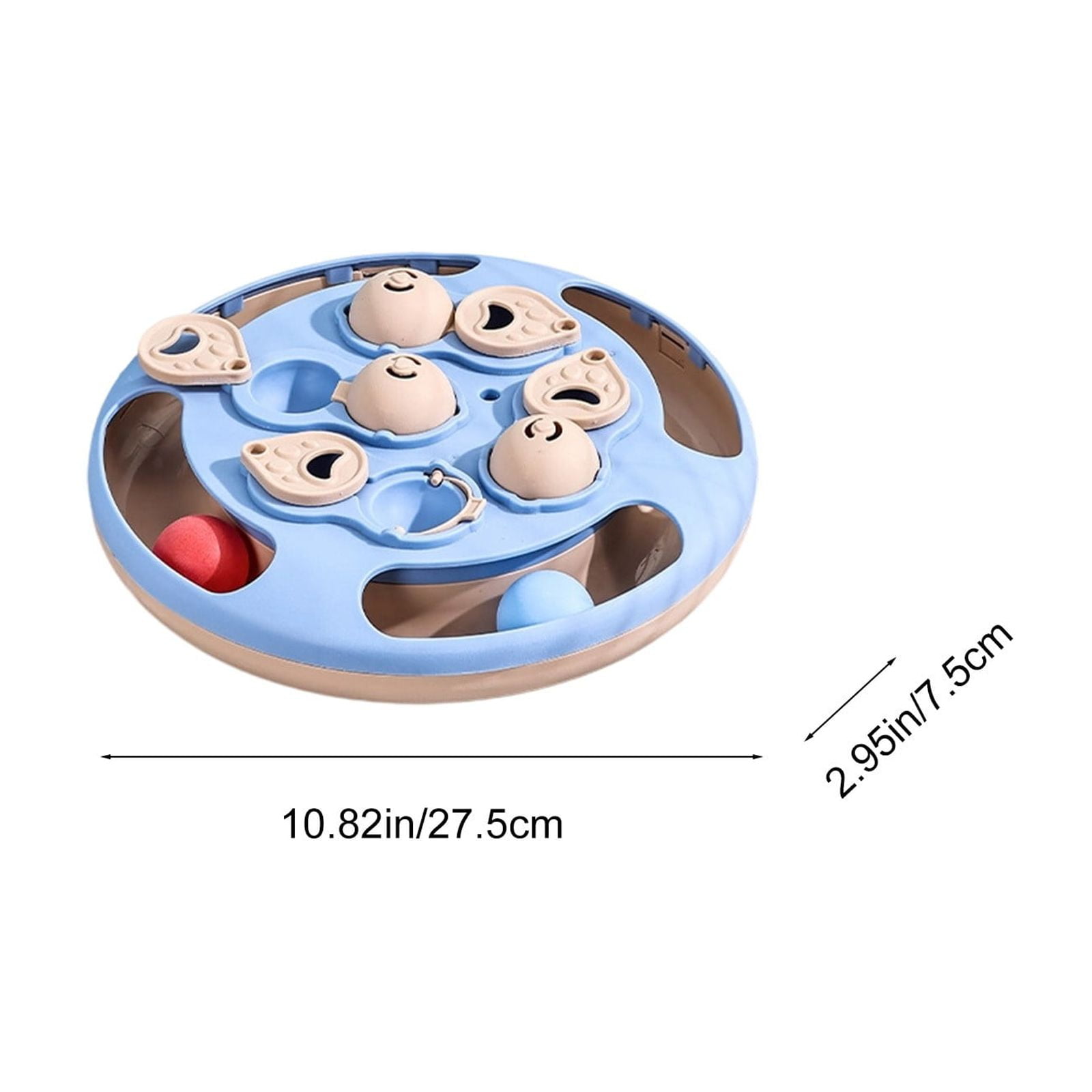 B Interactive Pet Toy For Dogs And Cats Fun Food Hiding Spinning Wheel Puzzle Feeder