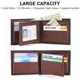 thumbnail image 3 of LOUEBICA Wallets for Men Minimalist Bifold Front Pocket Wallets with 1 ID Window 7 Card Slots, 3 of 6