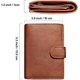 thumbnail image 3 of Coffee Cartera para hombre Carteras triples de cuero con bloqueo Rfid con bolsillo para monedas, compartimentos para billetes con cremallera, caja de regalo, 11 ranuras para tar, 3 of 5