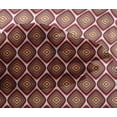 thumbnail image 4 of oneOone Viscose Chiffon Fabric Diamond Flame Stitch Print Sewing Fabric BTY 42 Inch Wide, 4 of 4