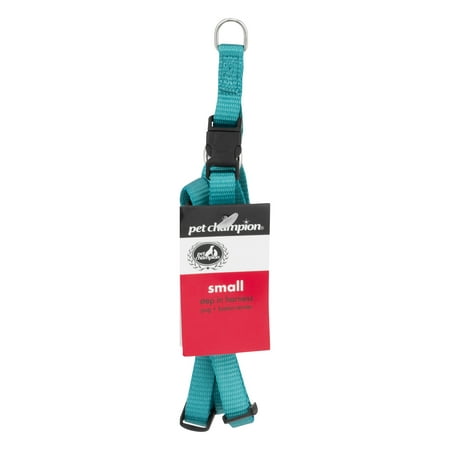 Pet Champion Step In Harness Small Teal, 1.0 CT