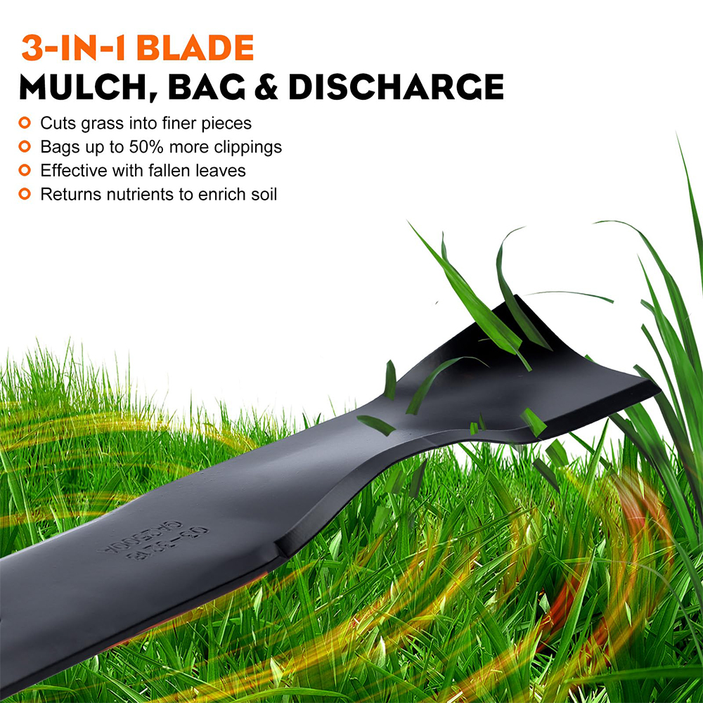2 pieces 134149 Mulching Blades for Craftsman Husqvarna 42 inch Deck Mower,LT2000 LT1000