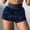 Blue, variant on Women's Sequin Shorts Fashion Casual Low Rise Casual Solid Color Sparkly Clubwear Hot Pants for Party,Glitter Rave Micro Shorts Hot Pants Blue M
