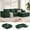 Green, variant on MANGODAN Right-Facing Chaise Modular and Deep Seat Sectional Boneless Sofa, Beige