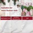 thumbnail image 7 of Christmas Balls Valances for Windows, 54 x 18in, Pink Yellow Trees Pink White Plaid Rod Pocket Kitchen Valance Curtain Light Filtering Window Treatments for Living Room Bedroom, 1 Panel, 7 of 7