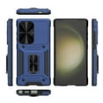 thumbnail image 4 of SaniMore for Samsung Galaxy S24 Ultra Stand Case, Slide Camera Cover 360 Degree Rotating Kickstand Magnetic Car Mount Hybird Tri-layer Rugged Shell Military-grade Shockproof Anti-drop Cover, Navyblue, 4 of 5