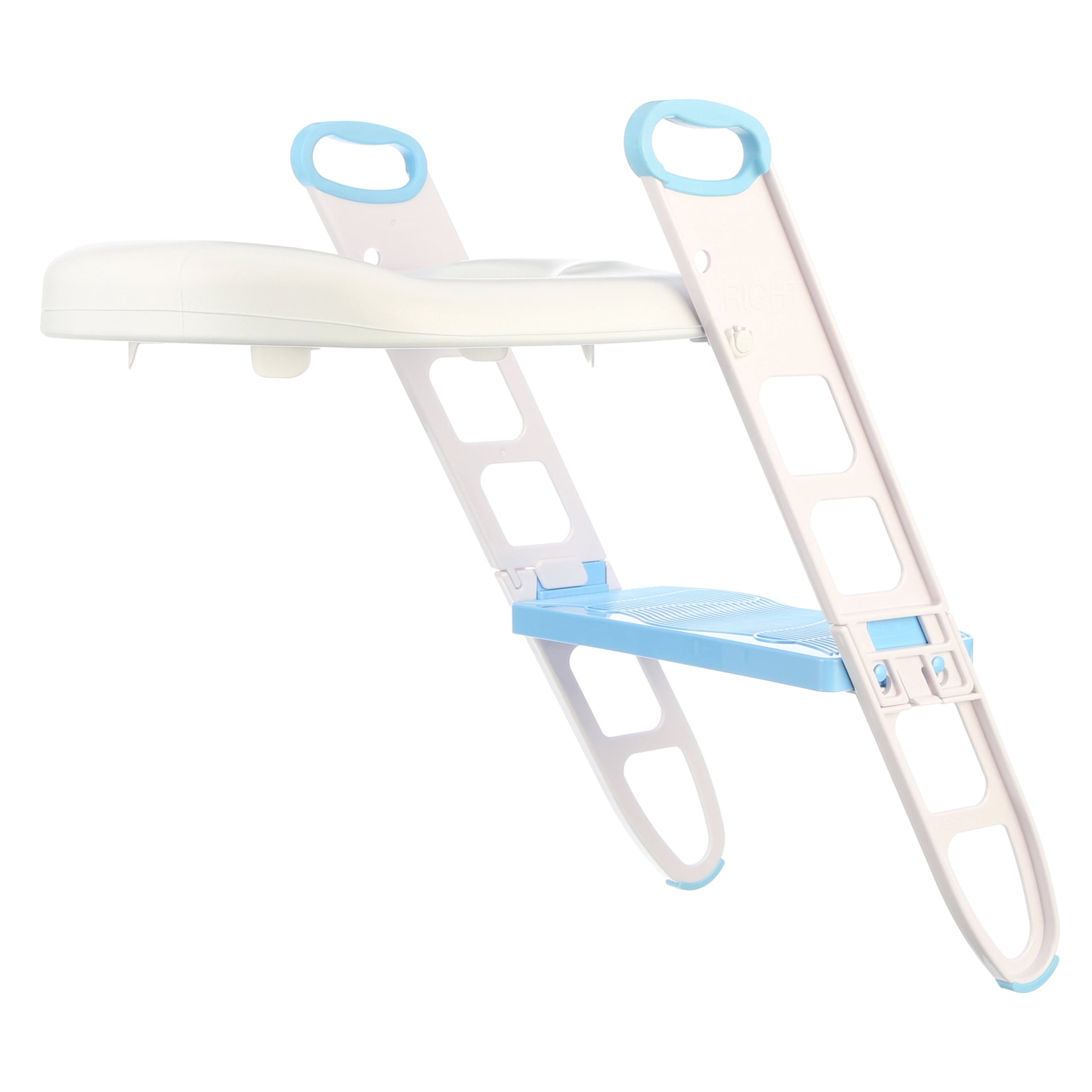 Mommy's Helper Padded Potty Seat with built in ladder non-slip step stool; Cushie Step Up Potty Seat