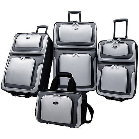 U.S. Traveler New Yorker 4-Piece Luggage Set