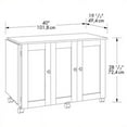 thumbnail image 5 of Bowery Hill Craft and Mobile Sewing Table in Cinnamon Cherry, 5 of 6