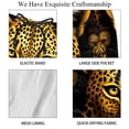 thumbnail image 4 of luoweisi Men's Beach Shorts Quick Dry Swim Trunks with Mesh Lining Leopard M, 4 of 5