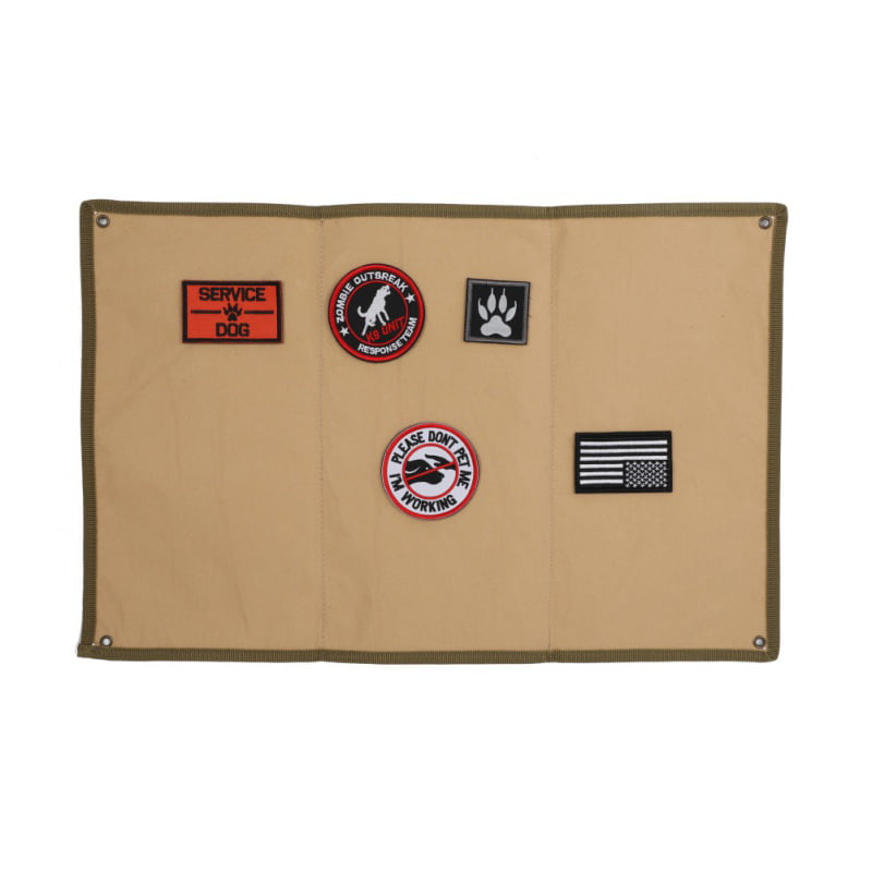 Tactical Morale Patch Display Frame Combat Military Patch Holder Mat Wall Black 